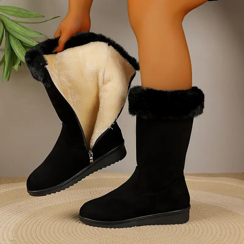 AMELIA™ - Elegant Mid-Calf Winter Boots