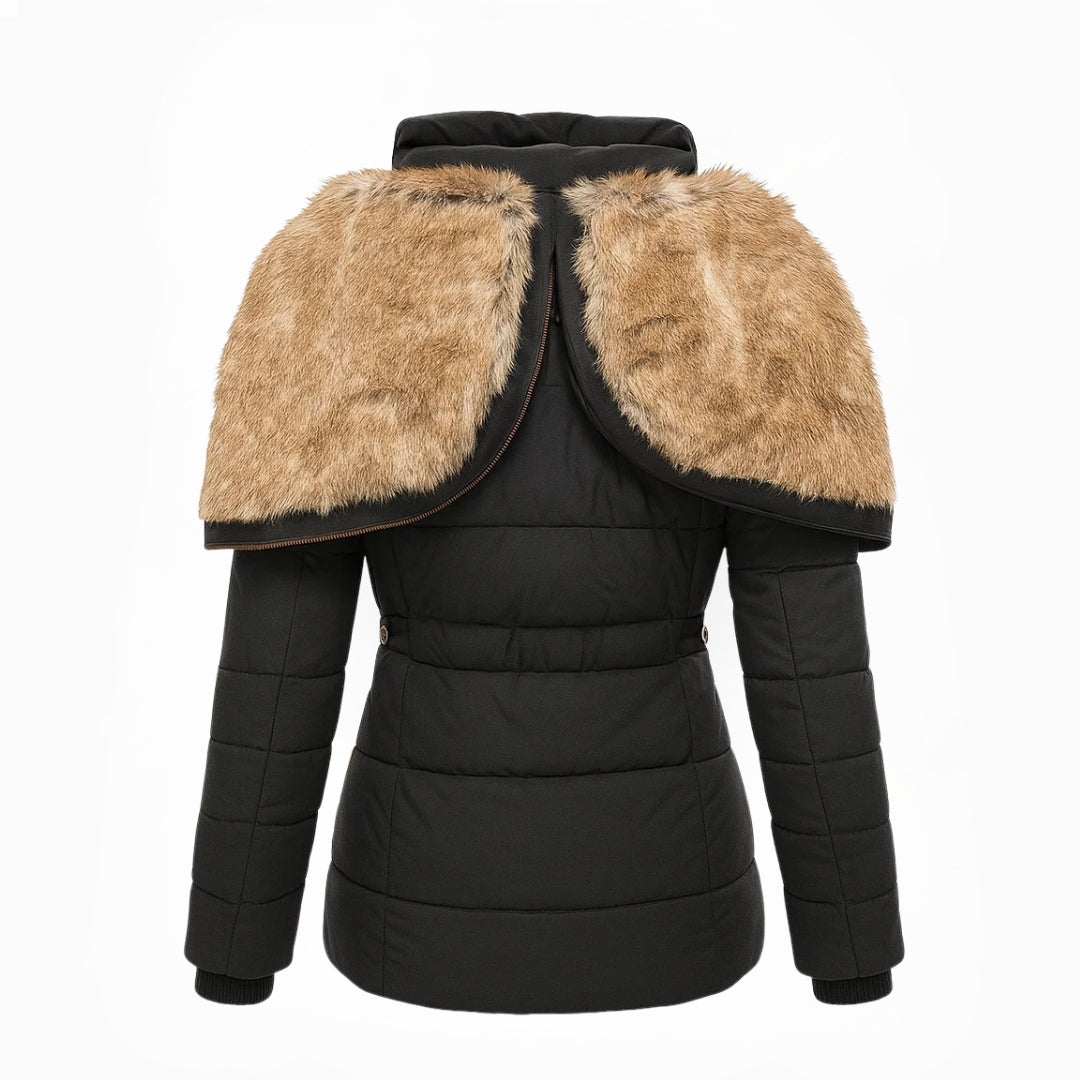 CHARLOTTE | Elegant Fur-Lined Winter Coat
