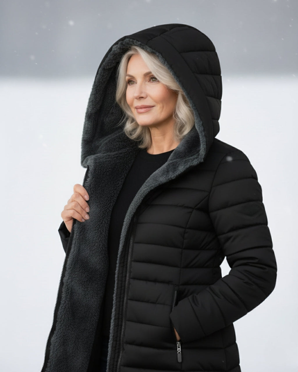 DONNA | Fleece Lined Winter Coat