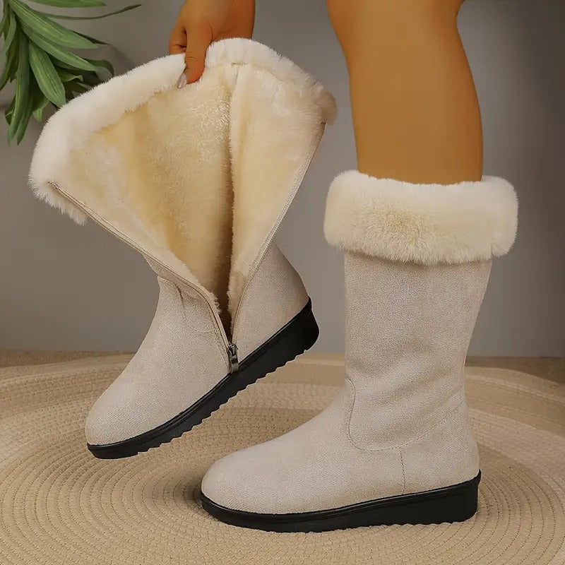 AMELIA™ - Elegant Mid-Calf Winter Boots