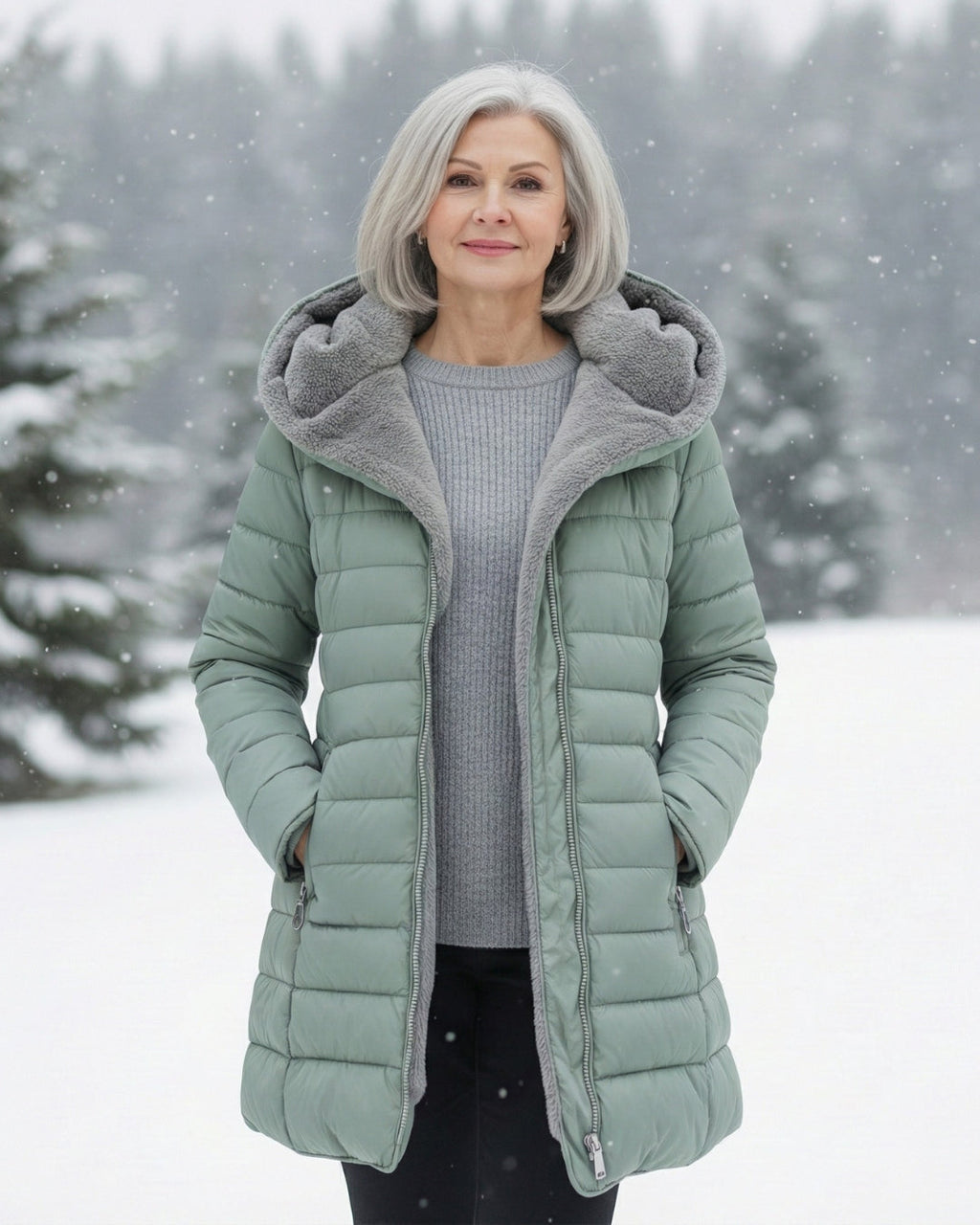DONNA | Fleece Lined Winter Coat