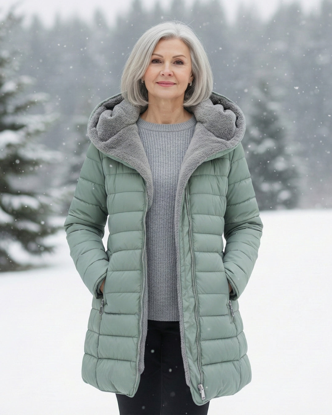 DONNA | Fleece Lined Winter Coat