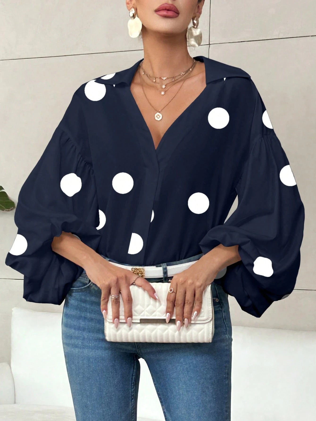 Dolira – Polka Dot Blouse