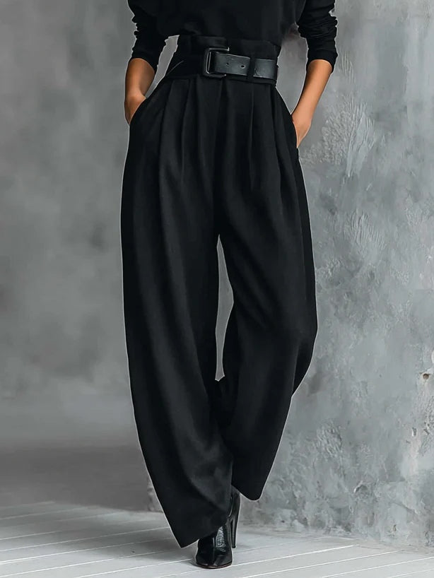 Diane | Black High-Neck Jumpsuit